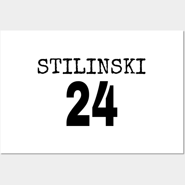 Stiles Stilinski's Lacrosse Team Number From Teen Wolf Wall Art by senaeksi